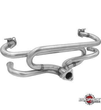 Kolektor, Street Header, z kołnierzami o grubości 3/8". Wykonany ze stali nierdzewnej
